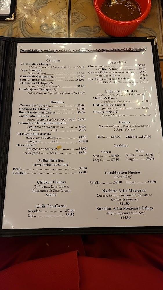 Casa Blanca Restaurant Menu image 2